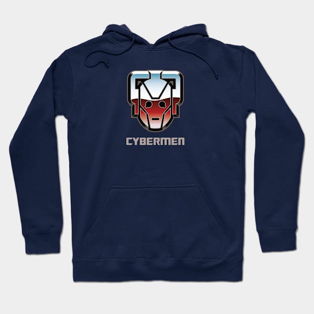 Cybermen from Cybertron (icon) Hoodie by lonepigeon